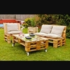 Tapizado para sillones de palets de madera
