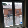 Cortina con visillo para salón en dúplex