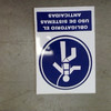 Suministrar carteles para señalización de obra