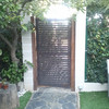 Puerta metalica jardin