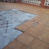 Colocar cemento impreso en terraza exterior