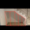 Armario bajo la escalera(solo puertas sin interior)