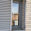 Reparación de ventana de seguridad metálica