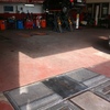 Pintar suelo taller