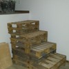 Escalera interior 6 peldaños madera y aluminio o madera e hierro