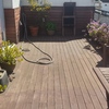 Lijado y barnizado de terraza madera tropical