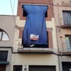 Alquiler andamio colgante para reformar fachada
