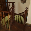 Ajustar escalera caracol de madera