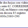 Cambio por puerta en aluminio