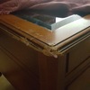 Reparar mueble madera por mordida perro