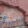 Reparar muro de jardin con material monocapa