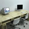 Mesa de trabajo con palets