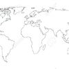 Mapa del mundo en habitación