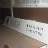 Cambiar trozo con número de teléfono de placa de metacrilato de rótulo luminoso