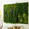 decoración plantas artificiales musgo