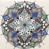 Pintura mural de mandala