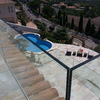 Colocar barandillas de cristal