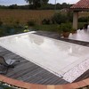 Realizacion de piscina con cortina igual que la foto de ustedes