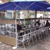 Cortavientos desmontable terraza cafeteria