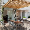 Solicitud presupuesto pérgola de bambú con sujeción únicamente a pared