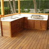 Casa jardin a medida de madera tropical