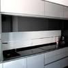 Cocina blanca y negra