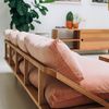Estructura de madera para sofa