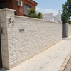 Muro de hormigon blanco