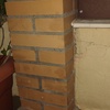 Reparar los postes de un muro