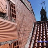 Recibir una pared de ladrillo