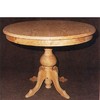Decapar una mesa de comedor redonda de madera