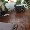 Instalación soleria en terraza sobre soleria antigua