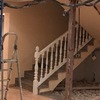 Barandilla de cristal en escalera