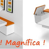 Banco de madera tipo cajón