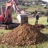 Excavar tres calicatas para un estudio geotécnico