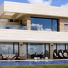 Construcción vivienda unifamiliar moderna