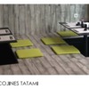 Confección de cojines para tatami japonés