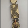 Realizar en madera tres picos o cuernos para las máscaras africanas