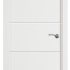 6 puertas de madera acabado blanco