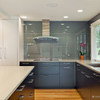 Suministrar y montar frente de cocina cristal templado mate gris