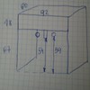 Mueble a medida bajolavabo en melanina zebrano
