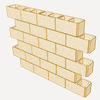 Muro continuo bloques hormigon
