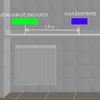 Nueva caja de enchufes incrustada en pared