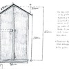 Armario de Madera de Pino para Terraza Exterior