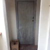 Puerta de chapa galvanizada