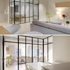Cristalera separación cocina-salón