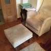 Tapizar sillón y reposapies