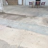 Rampa de hormigón para acceso nave