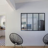 Tabique pladur + ventana interior + puerta