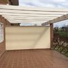 Suministro e instalación de toldo para pérgola de obra ya hecha
